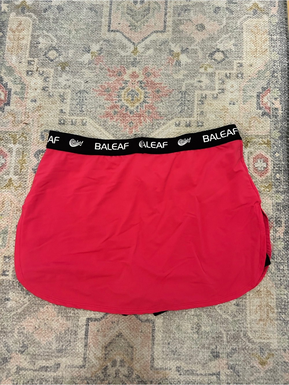 Baleaf Hot Pink Active/ Swim Skortwith Branded Black Waistband
